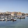 Der Blick auf den alten Hafen von Chania. Kreta hat eine Vielzahl schöner Hafenstädte.