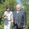 Seit 50 Jahren verheiratet sind Ilse und Helmut Wagner aus Kissing und feierten das auch zusammen mit 300 Paaren in St. Ulrich, Augsburg. 