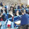 In der Leonhardskirche von Apfeltrach gaben die Musiker ihr Jahreskonzert und baten dabei um Spenden für die Renovierung des Gotteshauses. 