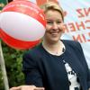 Für die SPD in Bewegung: Franziska Giffey  will Regierende Bürgermeisterin von Berlin werden. 	