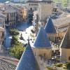 Der Palacio Royal de Olite in Navarra, Nordspanien. 