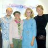 Die ausstellenden Künstler (von links): Sylvia Meier, Elias Naphausen, Nuë Ammann, Annette Rießner, Sabine Jakobs und Annunciata Foresti. 	
