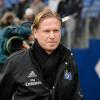 Hamburgs Trainer Markus Gisdol strebt im heimischen Stadion einen Sieg über den FC Augsburg an.