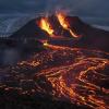 Ein Vulkanausbruch in Island. La Palma könnten bald ähnliche Szenen bevorstehen. 