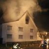 Am Freitagabend hat ein Bauernhaus in Gannertshofen Feuer gefangen. Die Brandursache ist bisher noch unklar. 