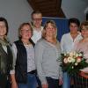 Die Vorstandschaft der Hospizgruppe Bobingen mit Ivanna Heissler, Ilke Ehrhardt, Dr. Carsten Oetzel, Sabine Roßmeisl, Margret Göllner und Mirela Wollner (von links).