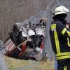 Der Wagen des Briten Jann Mardenborough nach dem verheerenden Unfall.