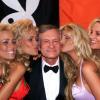 Umringt von schönen Frauen: So sah sich Hugh Hefner am liebsten.