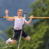 Unter anderem in der Zitterdisziplin Stabhochsprung bewies Manuel Eitel enorme Nervenstärke. Foto: Imago/Beautiful Sports/Olaf Rellisch