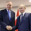 Handschlag für die Kameras: der türkische Präsident Recep Tayyip Erdogan und sein russischer Amtskollege Wladimir Putin bei ihrem Treffen in Sotschi.   