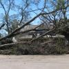 Groß waren die Zerstörungen in dem Gebiet von Florida, in dem der aus Rain stammende Wolfgang Lepschy lebt. Die Fotos entstanden auf seinem Grundstück beziehungsweise aus Greensboro und Umgebung. 