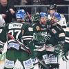 Arvids Rekis, Braden Lamb und David Stieler (von links) von den Augsburger Panthern wollen die Play-off-Serie gegen Nürnberg für sich entscheiden.