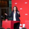 Bundestagsabgeordnete Katarina Barley ist Gabriels Favoritin für den Posten der Generalsekretärin in der SPD.