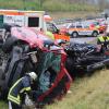 Ein rumänischer Kleintransporter ist auf der A96 nahe der Anschlussstelle Mindelheim in ein Auto gekracht, das auf dem Pannenstreifen stand.