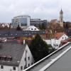 Oberhausen hat nicht den besten Ruf, doch der Stadtteil ist für viele auch attraktiv. Unser Foto zeigt das Josefinum, den Kirchturm der Kirche St. Peter und Paul und das Gaswerk. 