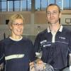 Hannelore Mader und Thomas Dittrich vertraten den TSV Diedorf bei den deutschen Seniorenmeisterschaften. 