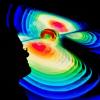 Gravitationswellen entstehen insbesondere, wenn große Objekte wie Sterne beschleunigt werden.