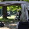 Herrlichstes Wetter empfing die Golfer in Burgwalden, um zugunsten der Kartei der Not zu spielen.