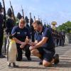 Stramm stehen für den neuen Generalmajor Sir Nils Olav III. 