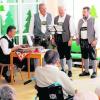 Zahlreiche Musiker und Gruppen spielten ehrenamtlich im Kreisseniorenheim Vilgertshofen. Die Senioren freuten sich über einen schönen adventlichen Nachmittag. Foto: Gisela Klöck