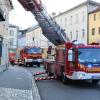 Die Feuerwehr war in der Luitpoldstraße in Neuburg im Einsatz. 