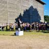 Beim Blasmusik-Cup der Blaskapelle Pöttmes boten die etwa 150 Musikerinnen und Musiker beim Standkonzert vor dem Schorner Stadl einen imposanten Anblick. 