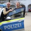 Friedrich Nothofer und sein Kollege Stefan Pallor (links) sind bei der Polizei Dillingen zuständig für Ordnungs- und Schutzaufgaben. 
