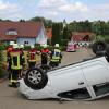 Ein kurioser Unfall hat sich am Freitagnachmittag im Weißenhorner Stadtteil Biberachzell ereignet. 