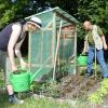 Das Grow Up-Gartenprojekt dient als Beispiel für einen neuen geplanten Gemeinschaftsgarten.