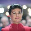 «Ihr habt das toll gemacht heute, das ist wirklich richtig fantastisch gelaufen», sagt Sahra Wagenknecht ihren Parteimitgliedern nach dem ersten Parteitag.