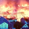 Am Freitag brannte die Holzbau-Firma Glaß in Pfaffenhofen.