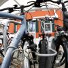 Weißenhorn - Herzog-Georg-Staße - Fahrradständer am Bahnhof - Radständer - Fahrrad Ständer - Schloß