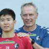 Freiburgs Trainer Christian Streich muss zum Saisonauftakt auf Changhoon Kwon verzichten.