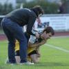 Benedikt Deigendesch (links) vertrat Trainer Mario Spendel beim Spiel des TSV Mindelheim gegen den TSV Ottobeuren. 