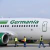 Die Airline Germania hat finanzielle Schwierigkeiten. 