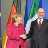 Italiens Ministerpräsident Letta und Bundeskanzlerin Merkel trafen sich im Bundeskanzleramt.