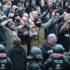 Aggressive Proteste der rechten Szene in Chemnitz.