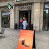 Pumpkin Spice Latte bei Starbucks in Augsburg.