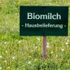 In Bayern wird viel Bio-Milch hergestellt. 
