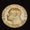 Die Nobelpreis-Medaille mit dem Konterfrei von Alfred Nobel.