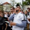 Public Viewing bei Bob´s am Helmut-Haller-Platz.