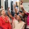Clinton zu Gesprächen in Indien