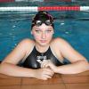 Schwimmen lenkt ab: die geflüchtete Ukrainerin Mariia Reznik. 