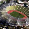 Luftaufnahme vom Münchner Olympiastadion.