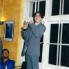 Theaterleiter Sebastian Seidel bei der Eröffnung des Sensemble Theaters am 27. Mai 2000.