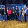 Bei der CSU fanden Kreisvertreterversammlung mit Neuwahlen statt. Das Foto zeigt: (von links) Simon Bernauer, Marian Cammerer, Peter Rief, Kathrin Grabmaier, Alex Dorow, Michael Kießling, Anna Grohmann, Bettina Hölzle und Rainer Jünger.