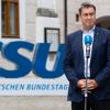 Bayerns Ministerpräsident Söder und die CSU haben laut Umfragen Werte eingebüßt.