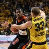 Casey Prather (am Ball) gehörte mit 13 Punkten zu den besten Werfern von Ratiopharm Ulm