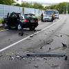 Auf dem Berliner Ring sind zwei Autos frontal zusammengestoßen.