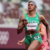 Blessing Okagbare aus Nigeria wurde wegen eines positiven Doping-Tests suspendiert.